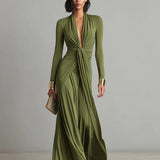 Ariana - Vestido maxi glamoroso