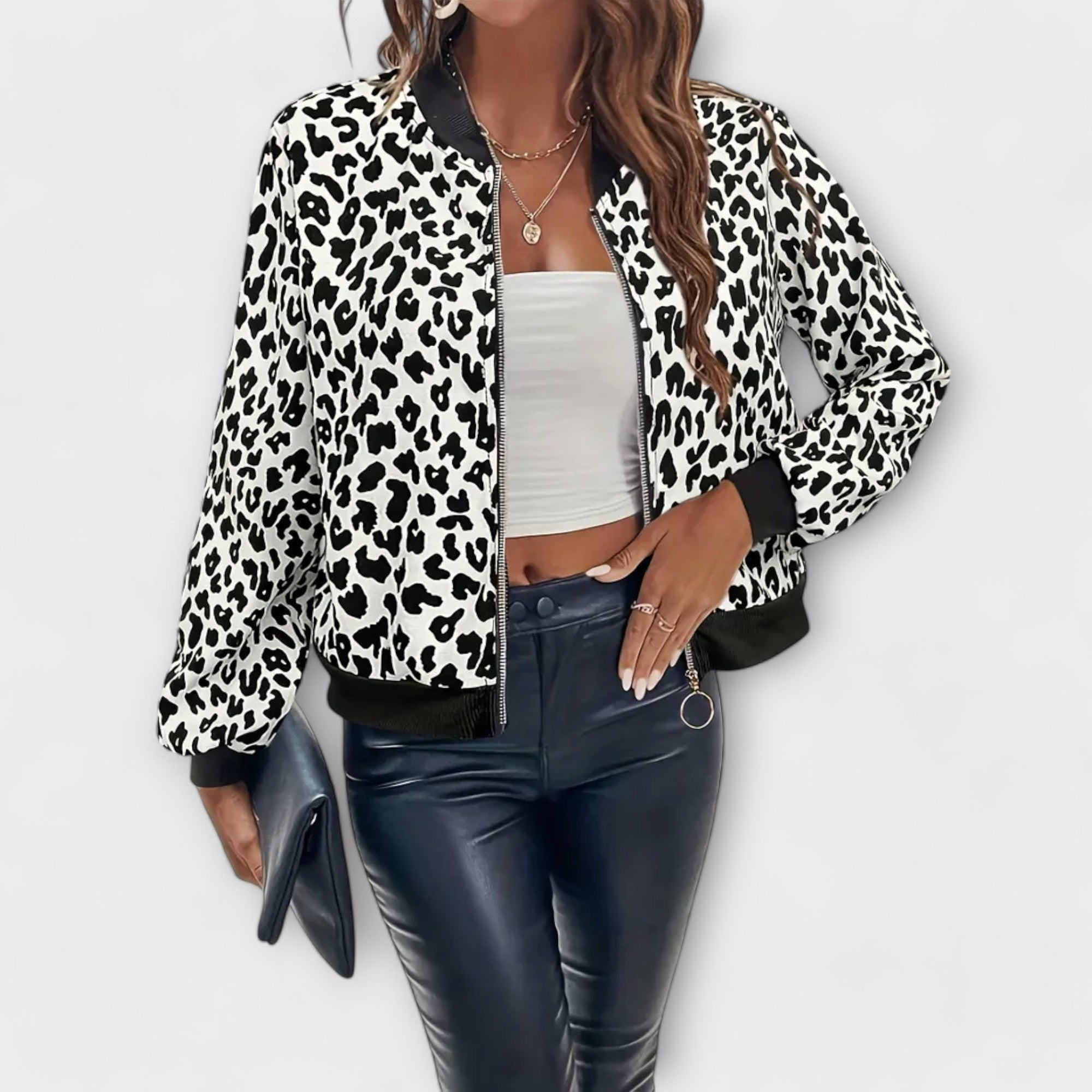 Raquel - Casaco de Leopardo Elegante