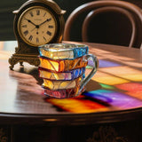 Amélie - Caneca artesanal 3D em forma de livro