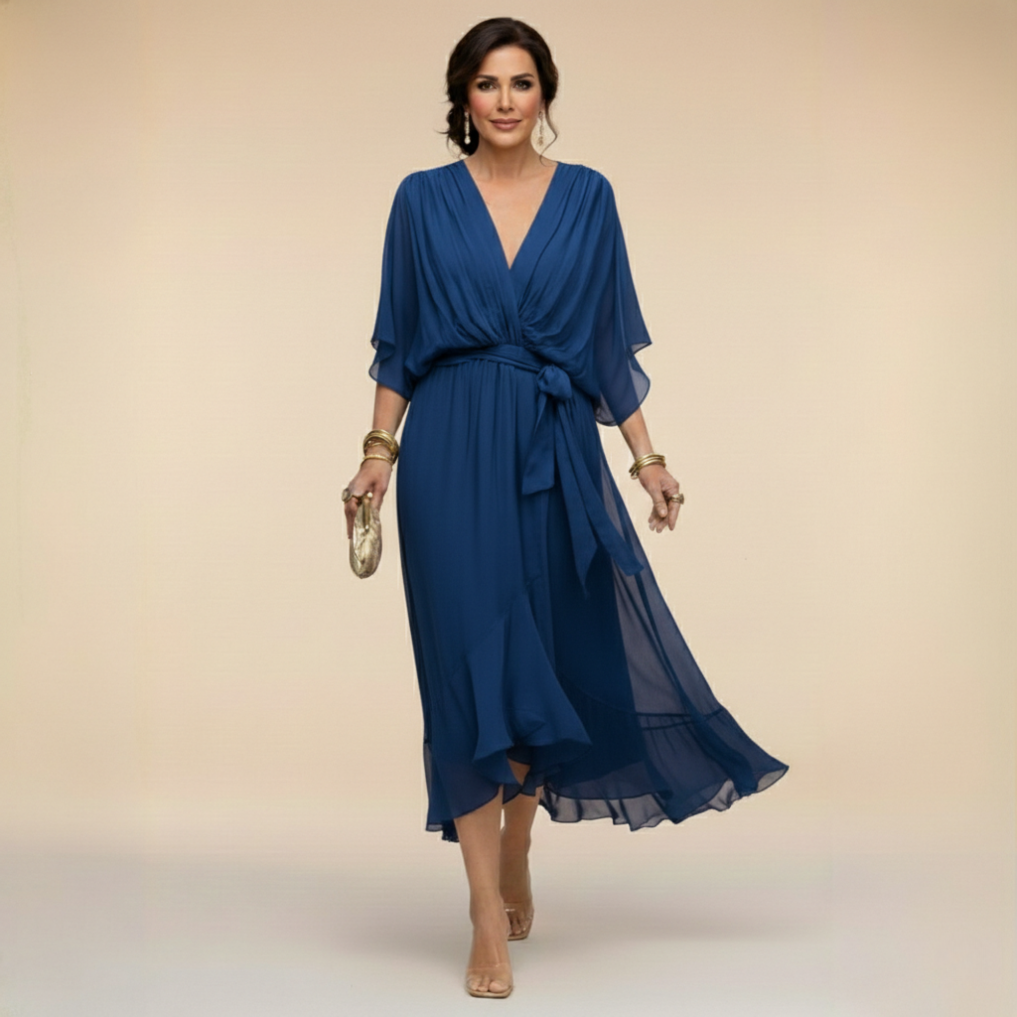 POPI™ | VESTIDO CHIFFON ELEGANTE