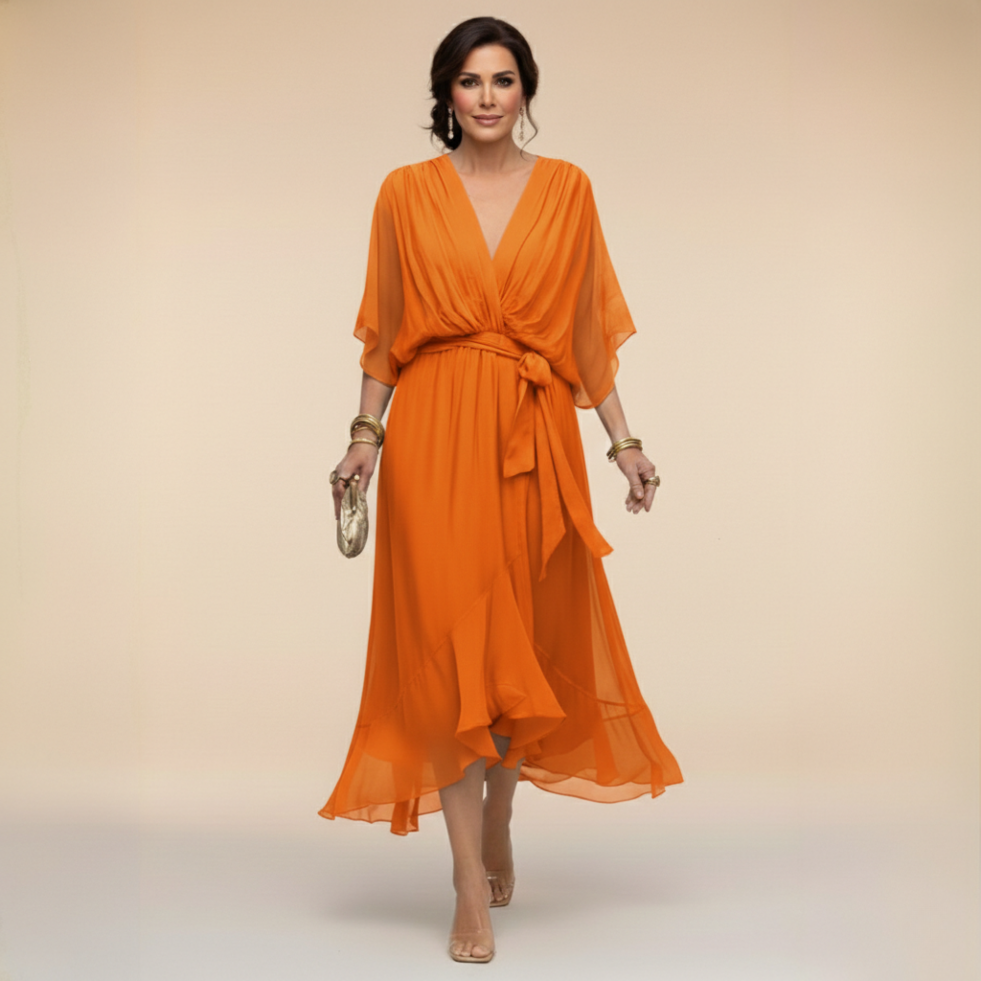 POPI™ | VESTIDO CHIFFON ELEGANTE