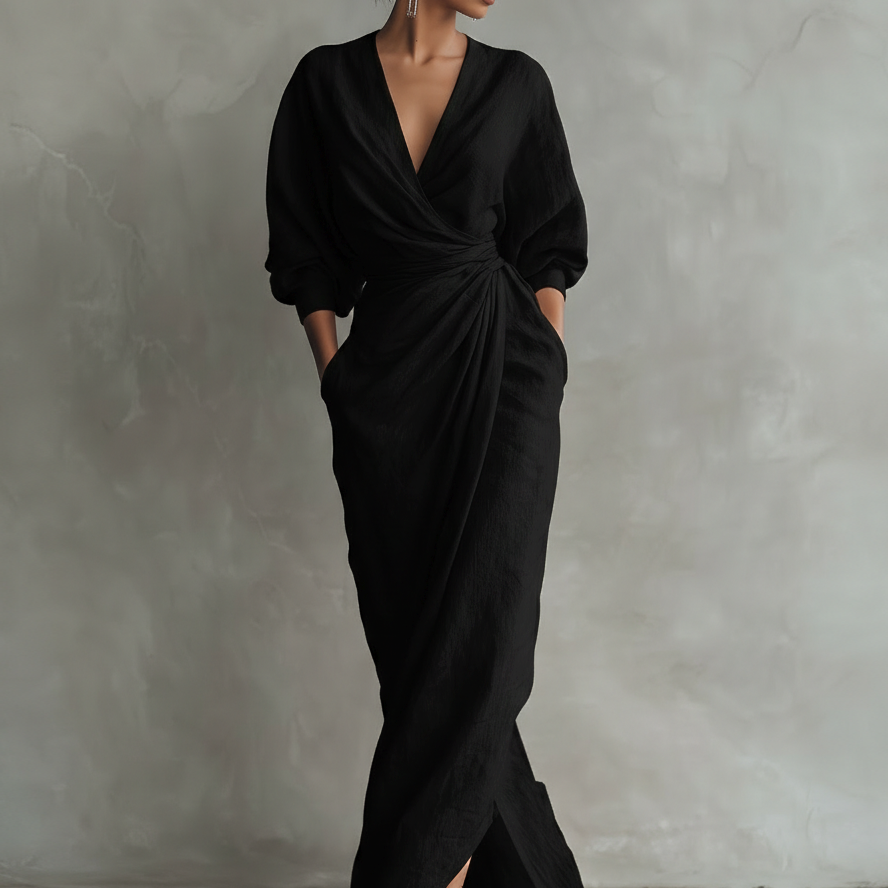 Anita - Vestido maxi minimalista