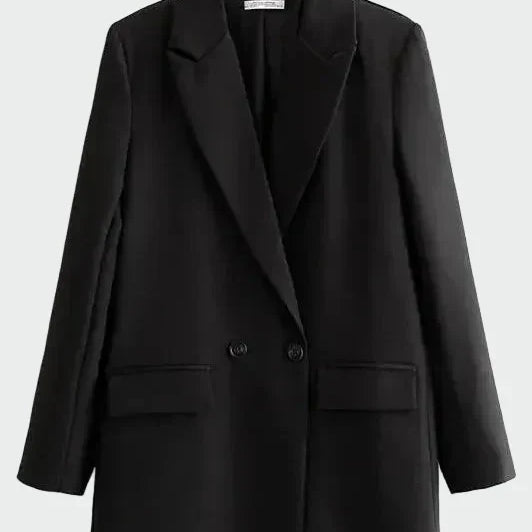 Casaco Oversized com Linha Moderna