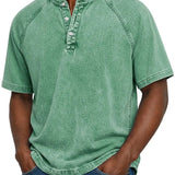 AlmaCamisa™ | Camisa vintage abotoada para homem