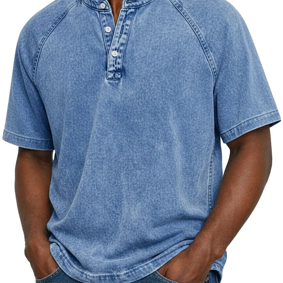 AlmaCamisa™ | Camisa vintage abotoada para homem