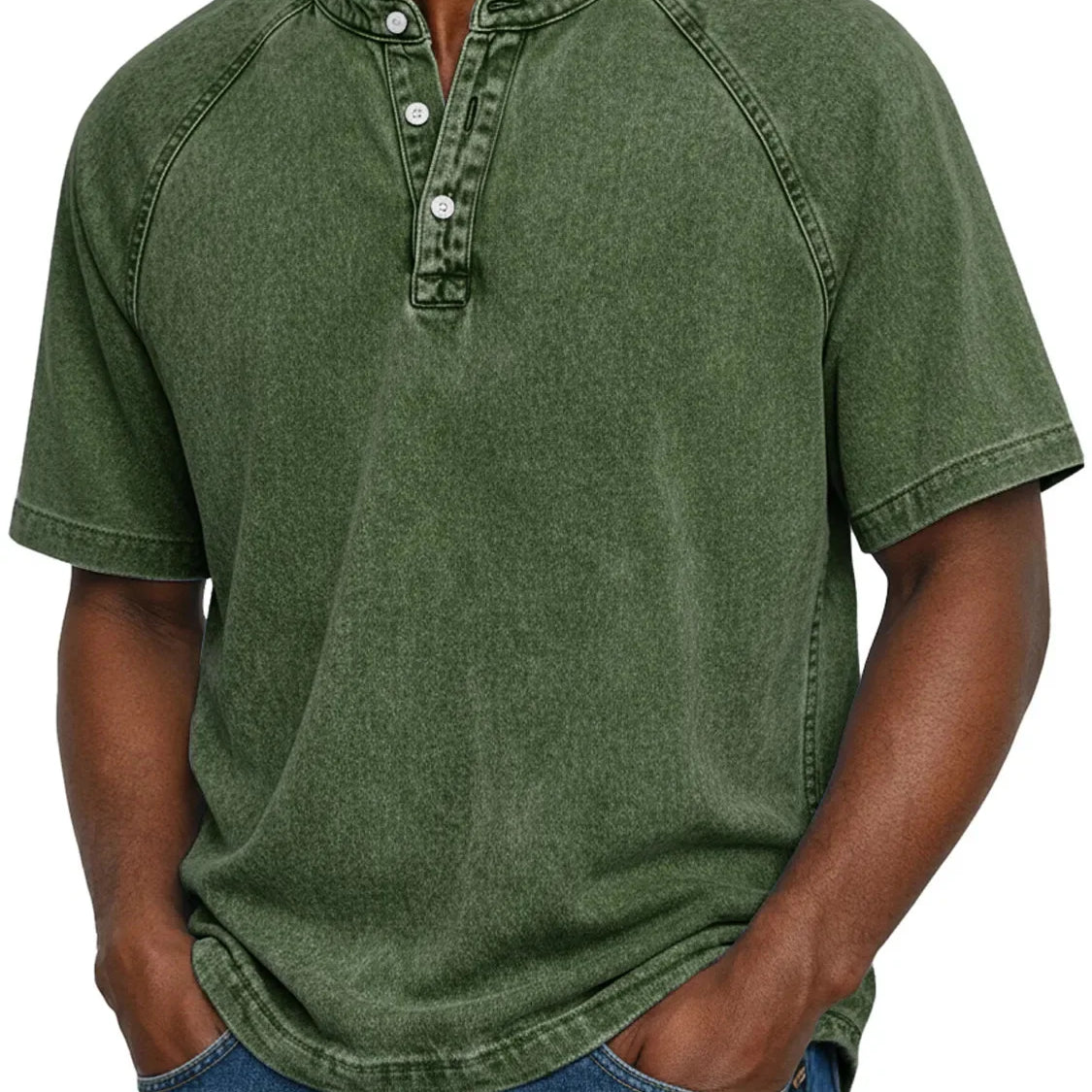 AlmaCamisa™ | Camisa vintage abotoada para homem