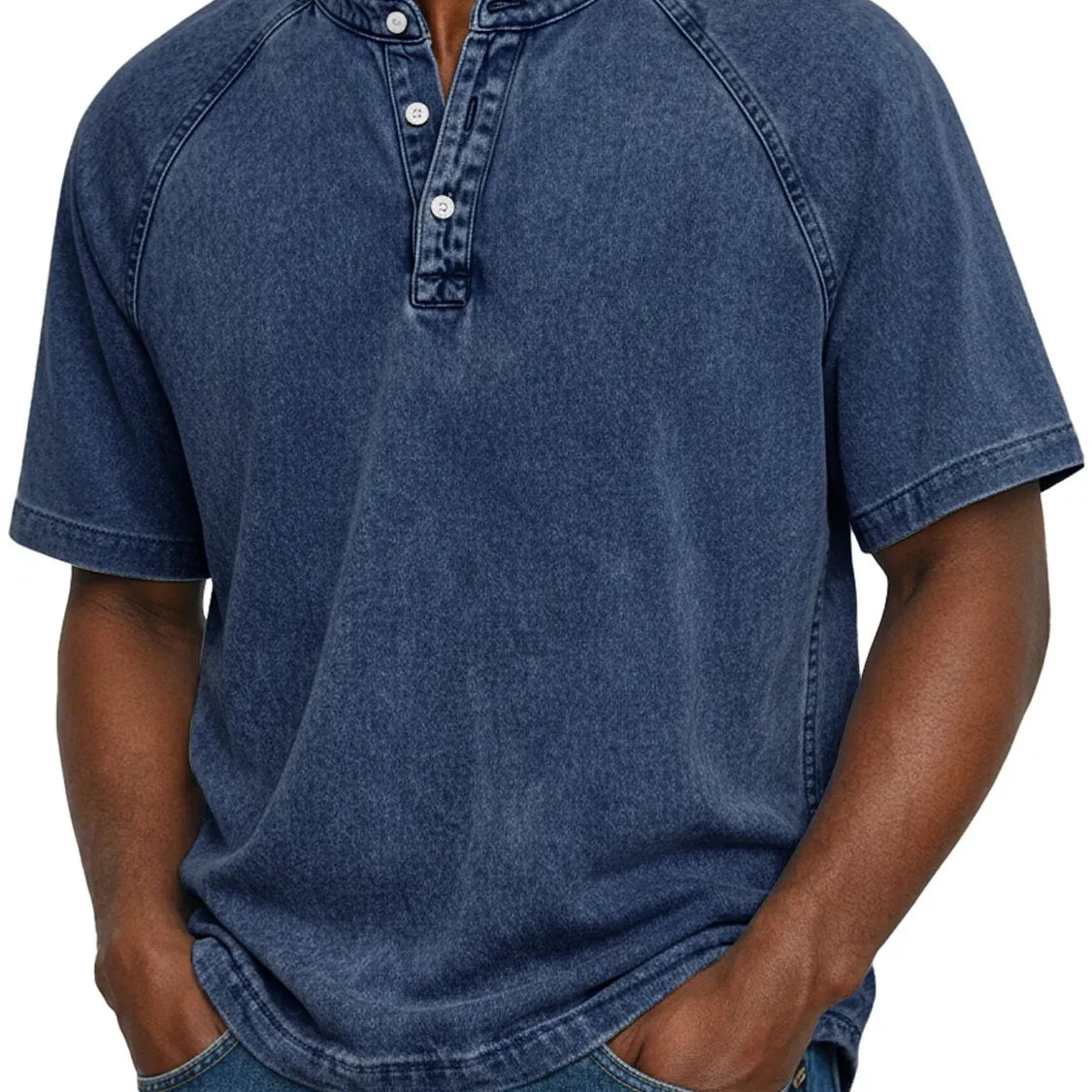 AlmaCamisa™ | Camisa vintage abotoada para homem