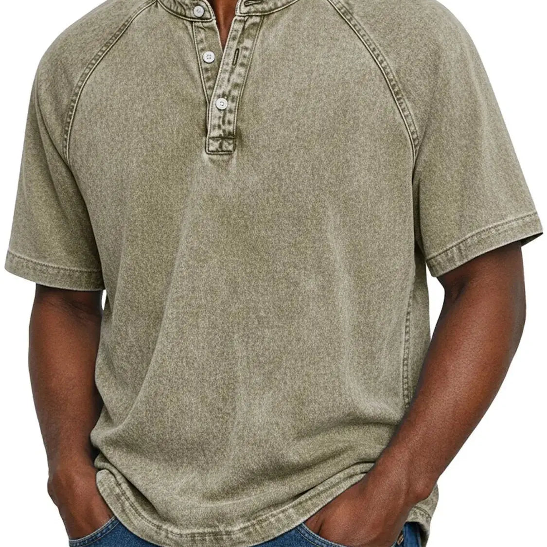 AlmaCamisa™ | Camisa vintage abotoada para homem