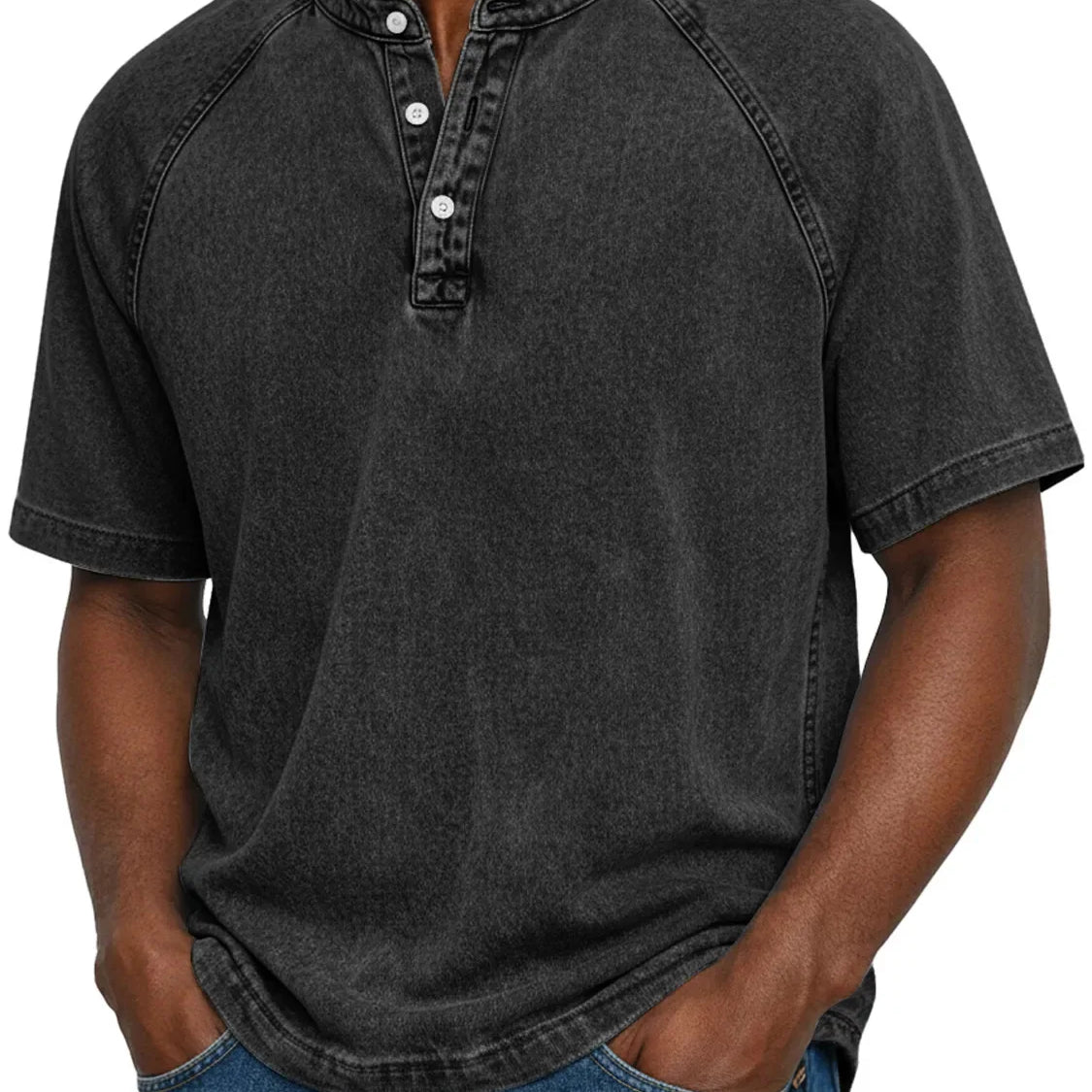 AlmaCamisa™ | Camisa vintage abotoada para homem