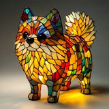 Pompom - Lâmpada em Vitral