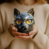 Gato - Escultura Luxuosa e Mística