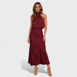 Alba - Vestido Satin Elegance