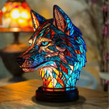 Lobo - Lâmpada em vitral