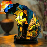 Jaguar - Lâmpada em vitral