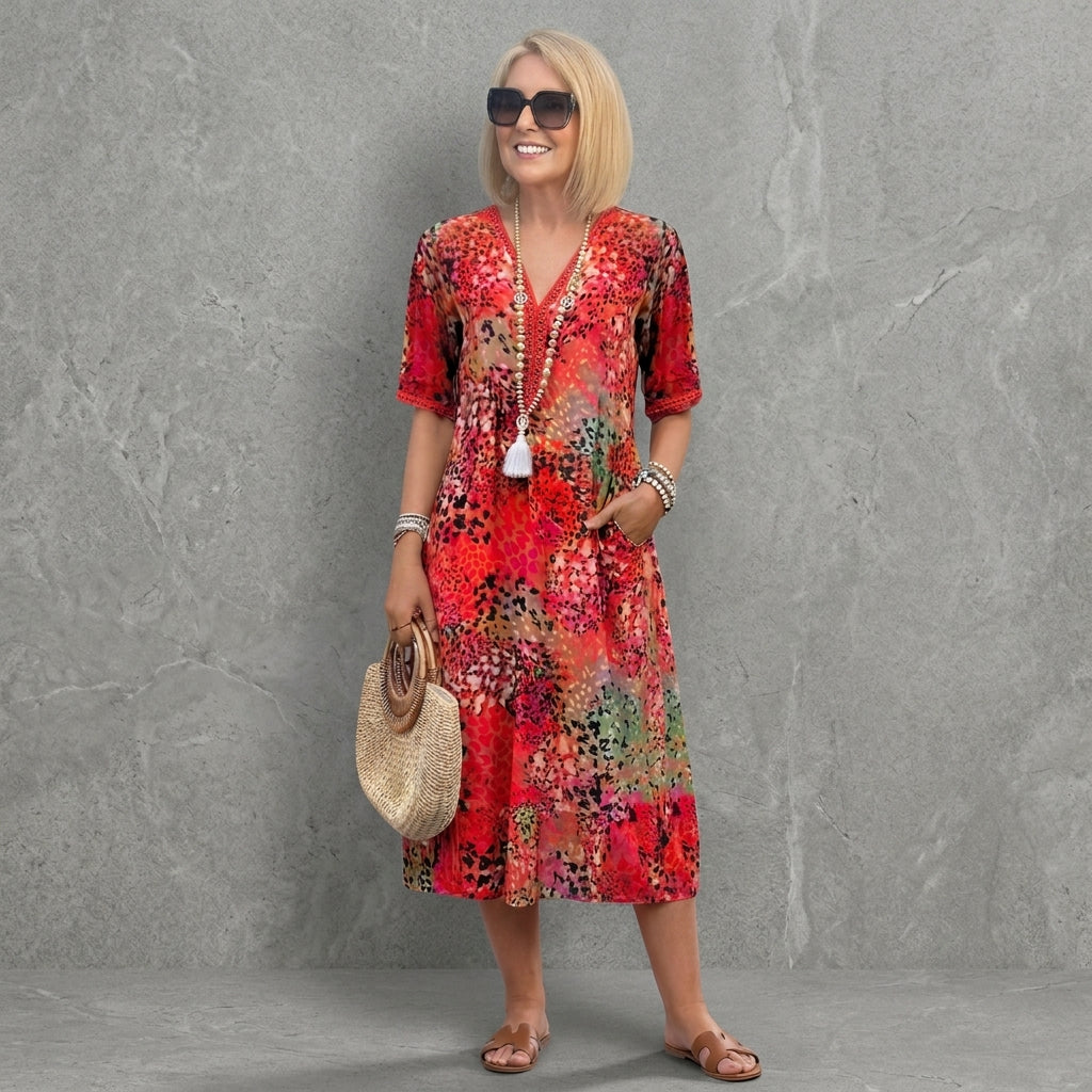 ISA–  Vestido leve e descontraido