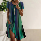 Jessie™ | Vestido de Mulher Boho Casual com Degradê