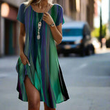 Jessie™ | Vestido de Mulher Boho Casual com Degradê
